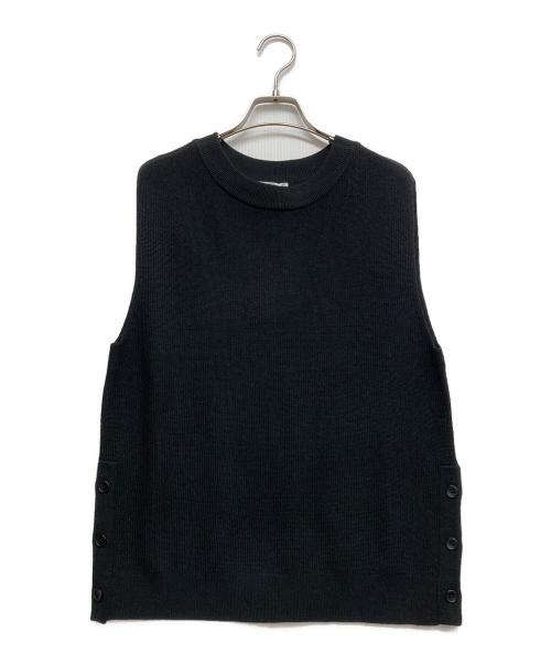 J.PRESS（ジェイプレス）J.PRESS (ジェイプレス) ニットベスト ブラック サイズ:Ｍ 未使用品の古着・服飾アイテム