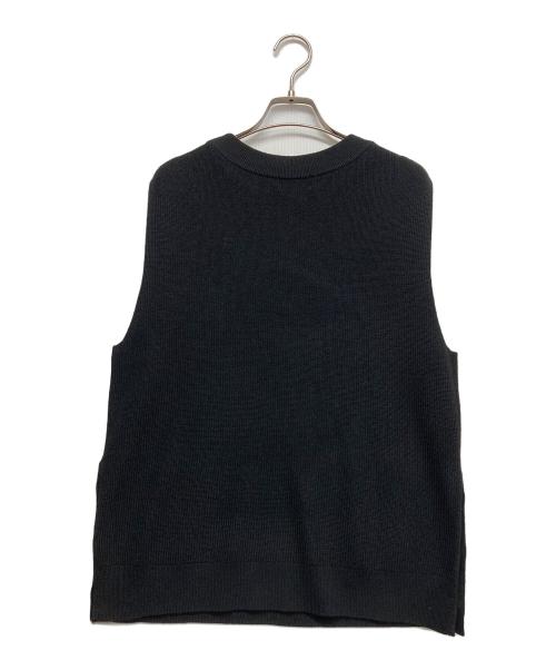 J.PRESS（ジェイプレス）J.PRESS (ジェイプレス) ニットベスト ブラック サイズ:Ｍ 未使用品の古着・服飾アイテム