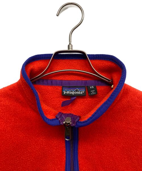 Patagonia（パタゴニア）Patagonia (パタゴニア) シンチラジップT レッド サイズ:XSの古着・服飾アイテム