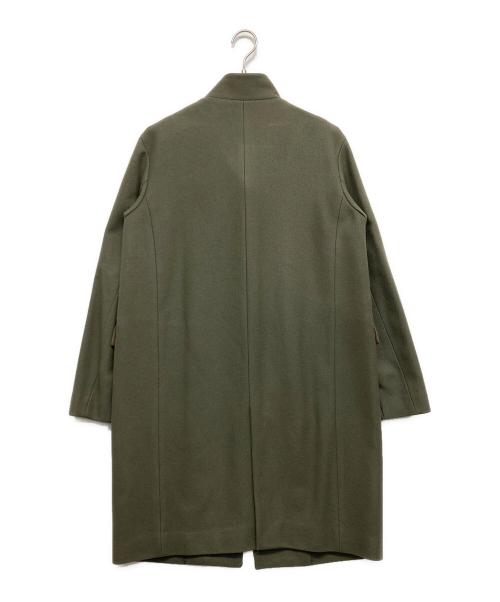 icB（アイシービー）icB (アイシービー) スタンドカラーコート グリーン サイズ:9の古着・服飾アイテム