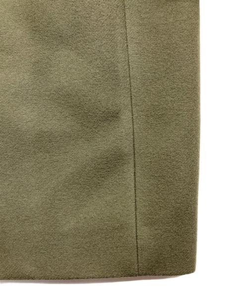 icB（アイシービー）icB (アイシービー) スタンドカラーコート グリーン サイズ:9の古着・服飾アイテム