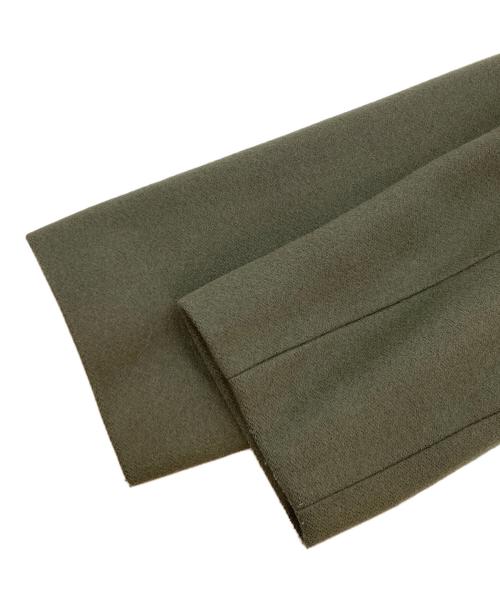 icB（アイシービー）icB (アイシービー) スタンドカラーコート グリーン サイズ:9の古着・服飾アイテム