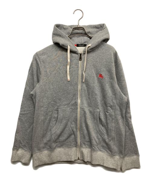 BURBERRY BLACK LABEL（バーバリーブラックレーベル）BURBERRY BLACK LABEL (バーバリーブラックレーベル) ジップパーカー グレー サイズ:4の古着・服飾アイテム