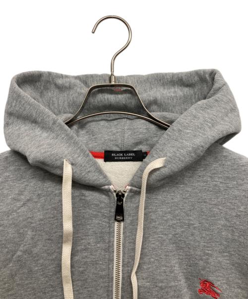 BURBERRY BLACK LABEL（バーバリーブラックレーベル）BURBERRY BLACK LABEL (バーバリーブラックレーベル) ジップパーカー グレー サイズ:4の古着・服飾アイテム