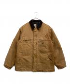 CarHarttカーハート）の古着「Work Coat Brown Quilted Duck Jacket」｜ブラウン