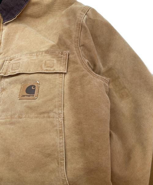 CarHartt（カーハート）CarHartt (カーハート) Work Coat Brown Quilted Duck Jacket ブラウン サイズ:Lの古着・服飾アイテム