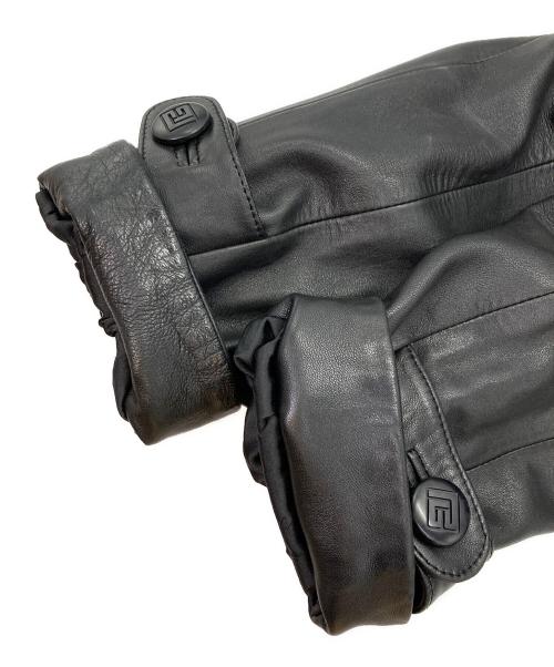 BALMAIN（バルマン）BALMAIN (バルマン) ラムレザーコート ブラック サイズ:FREEの古着・服飾アイテム