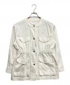 Liesseリエス）の古着「デニムジャケット」｜ホワイト