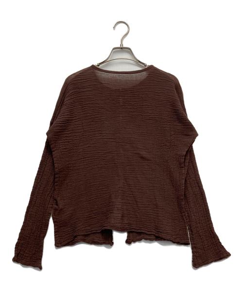 Plage（プラージュ）Plage (プラージュ) 別注 2WAY ブラウス ブラウン サイズ:FREEの古着・服飾アイテム