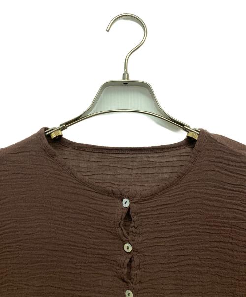 Plage（プラージュ）Plage (プラージュ) 別注 2WAY ブラウス ブラウン サイズ:FREEの古着・服飾アイテム