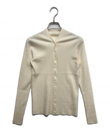 Plage（プラージュ）の古着「リブカーディガン」｜ホワイト