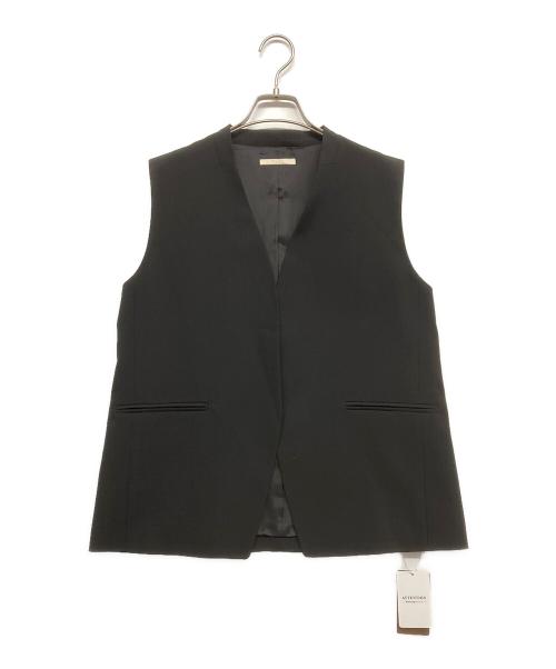 Plage（プラージュ）Plage (プラージュ) ジレ ブラック サイズ:38 未使用品の古着・服飾アイテム