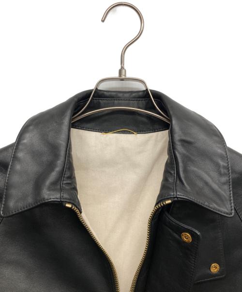 DEUXIEME CLASSE（ドゥーズィエム クラス）Deuxieme Classe (ドゥーズィエム クラス) CINQUANTAラムレザージャケット ブラック サイズ:999 未使用品の古着・服飾アイテム