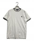 FRED PERRYフレッドペリー）の古着「クルーネックTシャツ」｜ホワイト