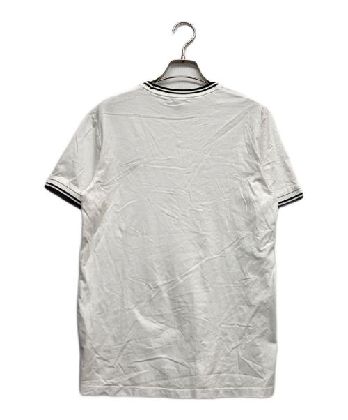 FRED PERRY（フレッドペリー）FRED PERRY (フレッドペリー) クルーネックTシャツ ホワイト サイズ:Sの古着・服飾アイテム