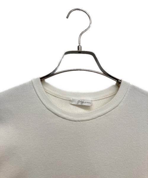 Plage（プラージュ）Plage (プラージュ) クルーネックニット ホワイト サイズ:-の古着・服飾アイテム