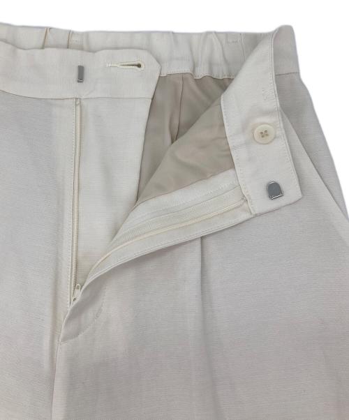 Plage（プラージュ）Plage (プラージュ) タックパンツ ホワイト サイズ:38の古着・服飾アイテム