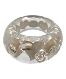 STAR JEWELRY（スタージュエリー）の古着「アクリルリング」｜シルバー