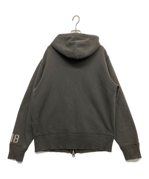 RALPH LAUREN RUGBY（ラルフローレンラグビー）RALPH LAUREN RUGBY (ラルフローレンラグビー) ジップパーカー グレー サイズ:Lの古着・服飾アイテム