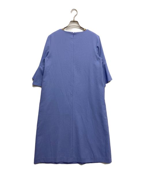 La TOTALITE（ラ ト―タリテ）La TOTALITE (ラ ト―タリテ) フレア袖ワンピース パープル サイズ:FREEの古着・服飾アイテム
