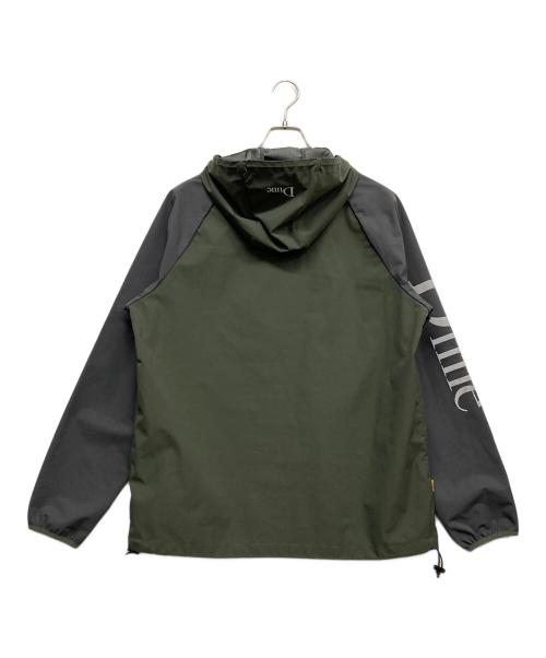 Dime（ダイム）Dime (ダイム) two tone anorak wind breaker グリーン サイズ:Lの古着・服飾アイテム