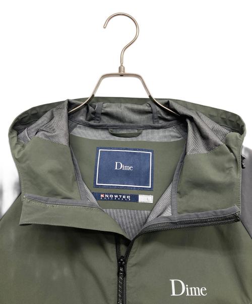 Dime（ダイム）Dime (ダイム) two tone anorak wind breaker グリーン サイズ:Lの古着・服飾アイテム