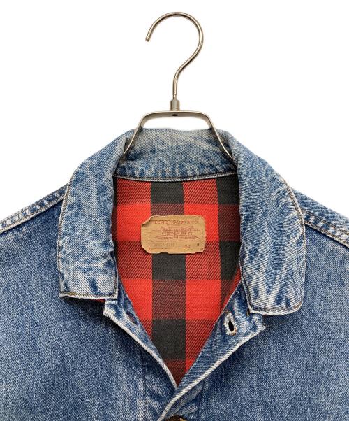 LEVI'S（リーバイス）LEVI'S (リーバイス) 90ｓ 70417裏ネルデニムジャケット ブルー サイズ:Mの古着・服飾アイテム