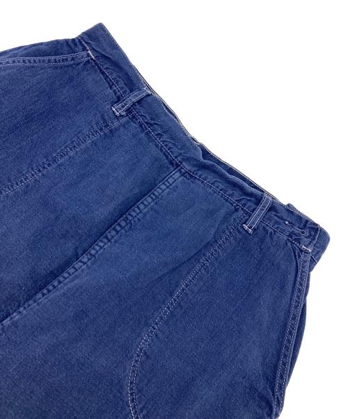 VINTAGE（ヴィンテージ）VINTAGE (ヴィンテージ) 裏ネルランチパンツ ブルー サイズ:記載無の古着・服飾アイテム