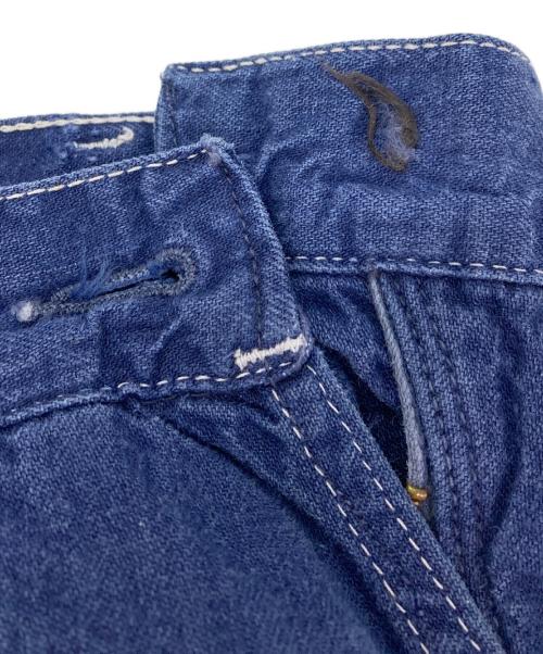 VINTAGE（ヴィンテージ）VINTAGE (ヴィンテージ) 裏ネルランチパンツ ブルー サイズ:記載無の古着・服飾アイテム