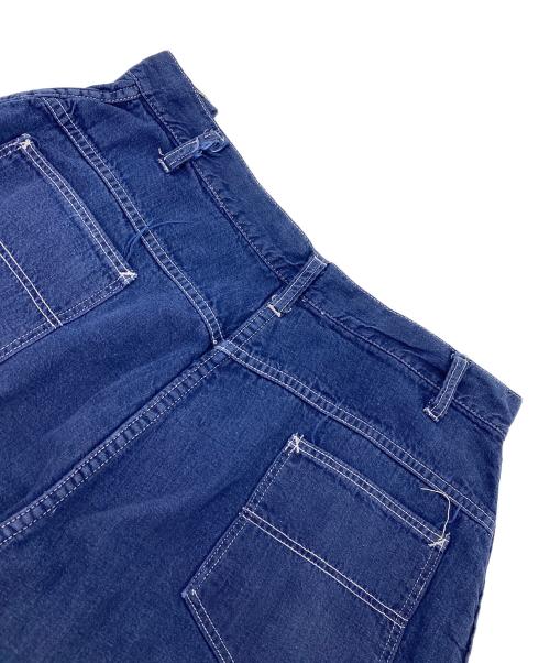 VINTAGE（ヴィンテージ）VINTAGE (ヴィンテージ) 裏ネルランチパンツ ブルー サイズ:記載無の古着・服飾アイテム