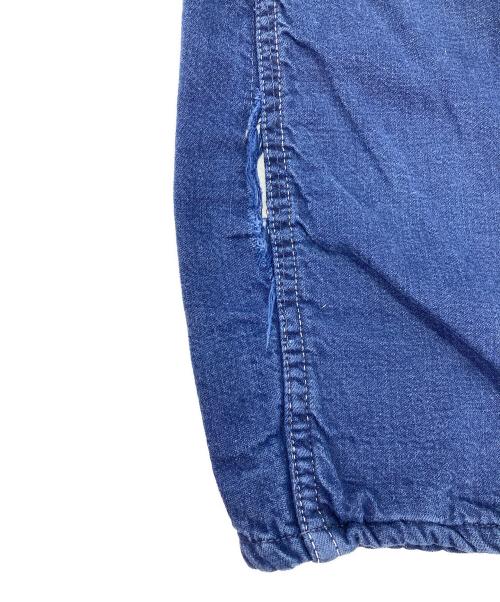 VINTAGE（ヴィンテージ）VINTAGE (ヴィンテージ) 裏ネルランチパンツ ブルー サイズ:記載無の古着・服飾アイテム