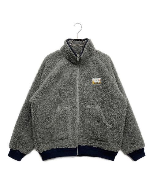 HUMAN MADE（ヒューマンメイド）HUMAN MADE (ヒューマンメイド) BOA FLEECE JACKET グレー サイズ:Lの古着・服飾アイテム