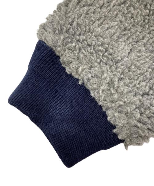 HUMAN MADE（ヒューマンメイド）HUMAN MADE (ヒューマンメイド) BOA FLEECE JACKET グレー サイズ:Lの古着・服飾アイテム