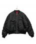STOCKHOLM SURFBOARD CLUB（ストックホルム サーフボード クラブ）の古着「ボンバージャケット」｜ブラック
