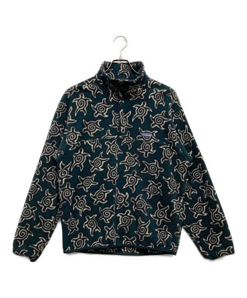 Patagonia（パタゴニア）Patagonia (パタゴニア) 90s ゼンタートルシンチラスナップT グリーン サイズ:Sの古着・服飾アイテム