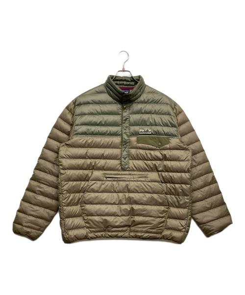 Patagonia（パタゴニア）Patagonia (パタゴニア) ダウンスナップT グリーン サイズ:Lの古着・服飾アイテム