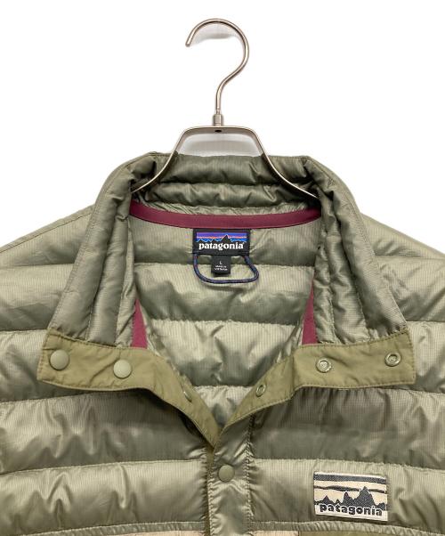 Patagonia（パタゴニア）Patagonia (パタゴニア) ダウンスナップT グリーン サイズ:Lの古着・服飾アイテム