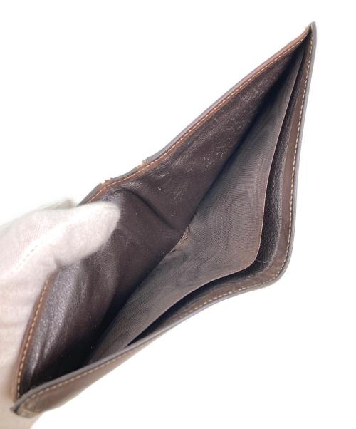 GUCCI（グッチ）GUCCI (グッチ) GGキャンバス 二つ折り財布 ベージュの古着・服飾アイテム