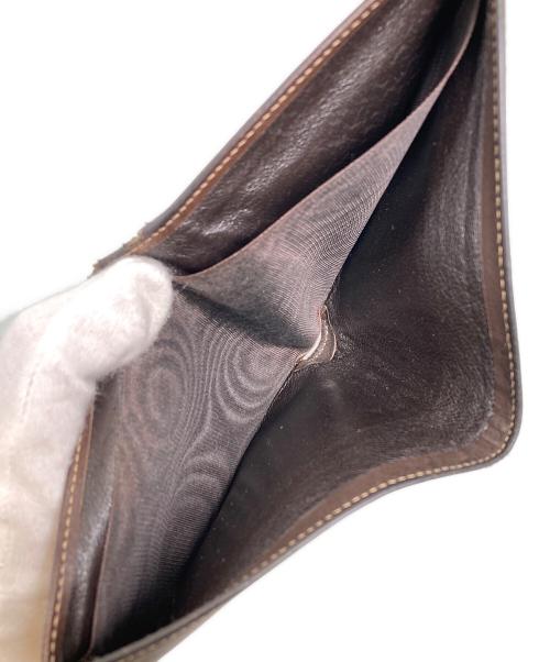 GUCCI（グッチ）GUCCI (グッチ) GGキャンバス 二つ折り財布 ベージュの古着・服飾アイテム