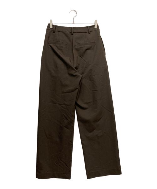 tageechita（タジチタ）tageechita (タジチタ) Wide-Leg One-Tuck Pants ブラウン サイズ:Lの古着・服飾アイテム