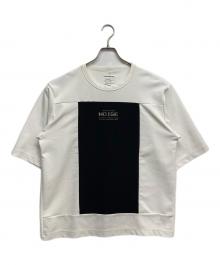 SHAREEF（シャリーフ）の古着「MILAN RIB SQUARE プリントTシャツ」｜ホワイト