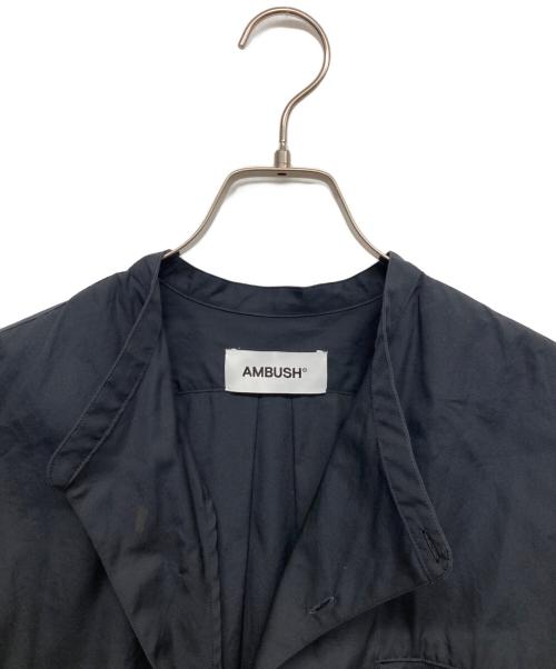 AMBUSH（アンブッシュ）AMBUSH (アンブッシュ) バンドカラーシャツ ブラック サイズ:46の古着・服飾アイテム