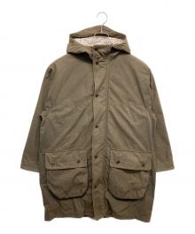 YAECA（ヤエカ）の古着「ライナー付きランドクロスオイルドジャケット」｜グリーン