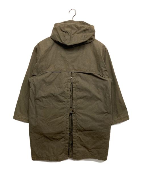 YAECA（ヤエカ）YAECA (ヤエカ) ライナー付きランドクロスオイルドジャケット グリーン サイズ:Mの古着・服飾アイテム