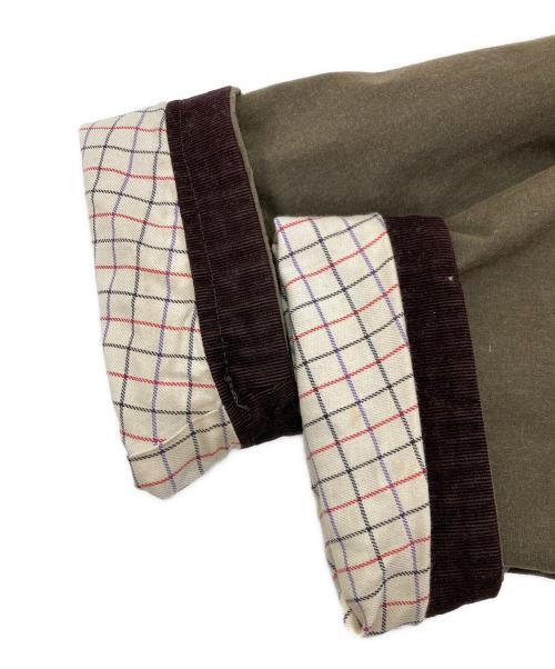 YAECA（ヤエカ）YAECA (ヤエカ) ライナー付きランドクロスオイルドジャケット グリーン サイズ:Mの古着・服飾アイテム