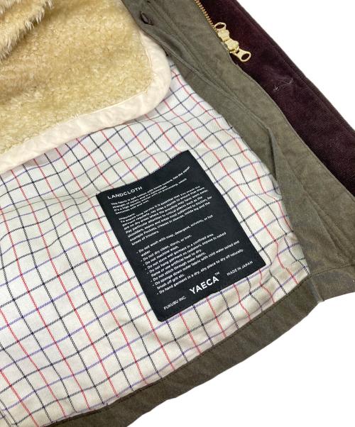YAECA（ヤエカ）YAECA (ヤエカ) ライナー付きランドクロスオイルドジャケット グリーン サイズ:Mの古着・服飾アイテム