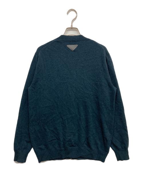 UNITED ARROWS GOLF（ユナイテッドアローズゴルフ）UNITED ARROWS GOLF (ユナイテッドアローズゴルフ) カシミヤブレンドカーディガン グリーン サイズ:Sの古着・服飾アイテム