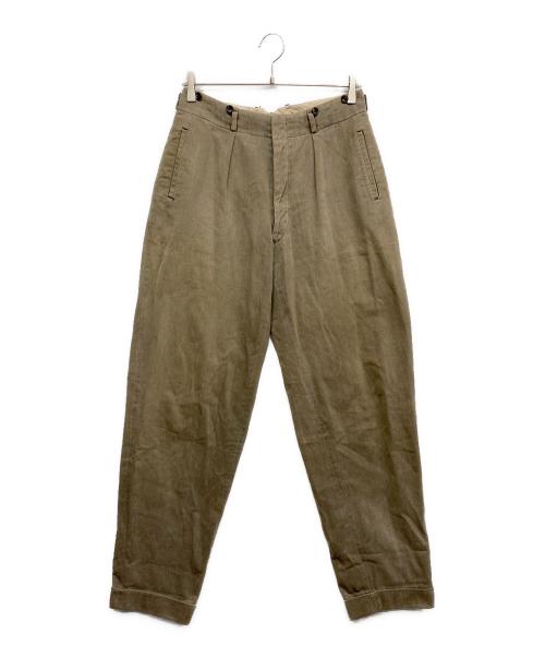 COMME des GARCONS HOMME（コムデギャルソン オム）COMME des GARCONS HOMME (コムデギャルソン オム) テーパード2タックパンツ グレー サイズ:Mの古着・服飾アイテム