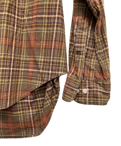 RALPH LAUREN（ラルフローレン）RALPH LAUREN (ラルフローレン) チェックシャツ ブラウン サイズ:Lの古着・服飾アイテム