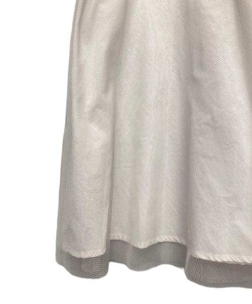 BEARDSLEY（ビアズリー）BEARDSLEY (ビアズリー) 切替カットソー ベージュ サイズ:Fの古着・服飾アイテム